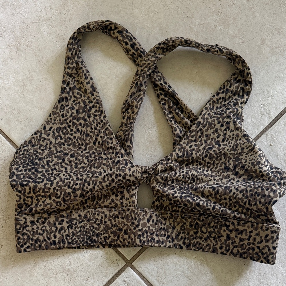 Fabletics Leopard Print Bra